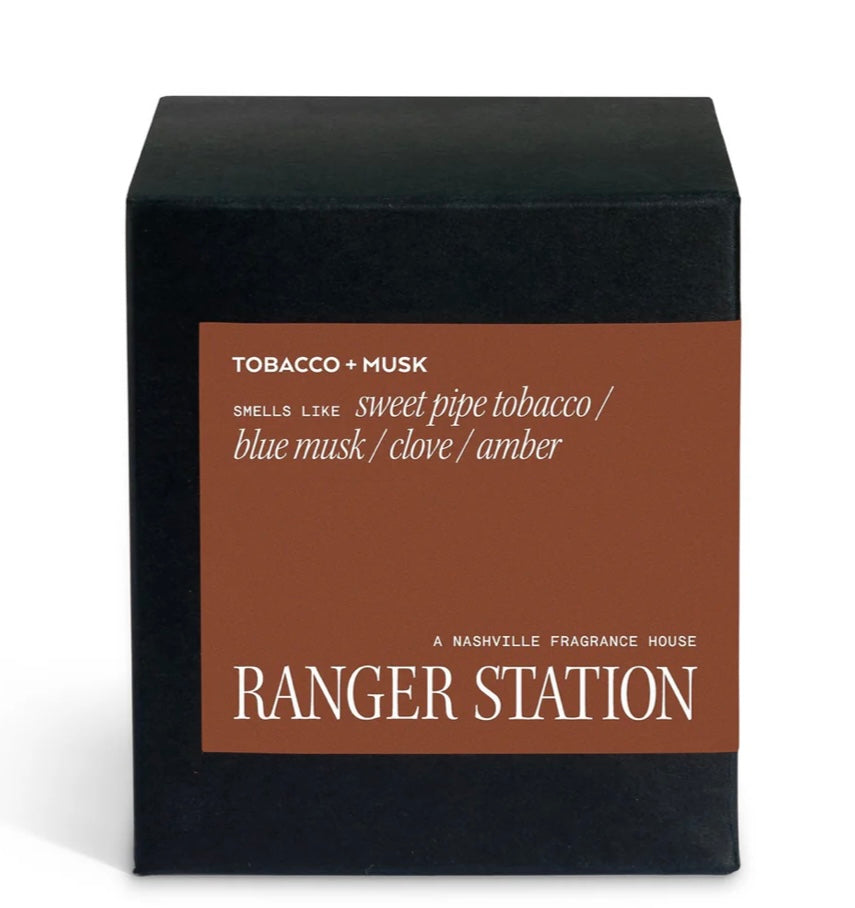 Tobacco + Musk Candle