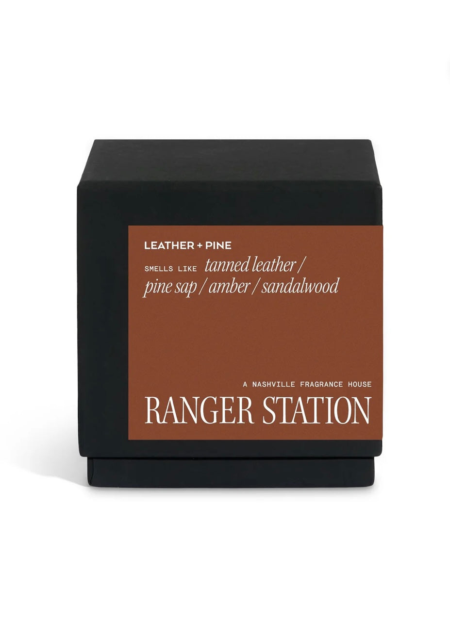 Leather + Pine Perfume