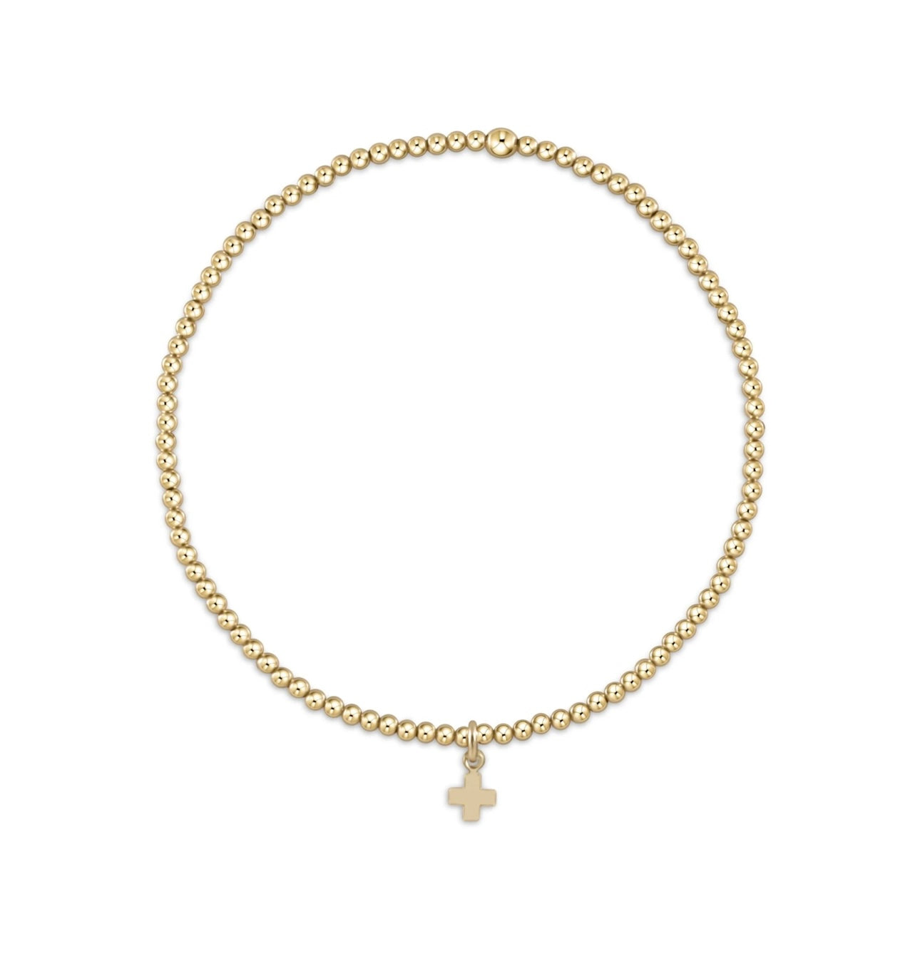 Classic Gold Cross Bracelet