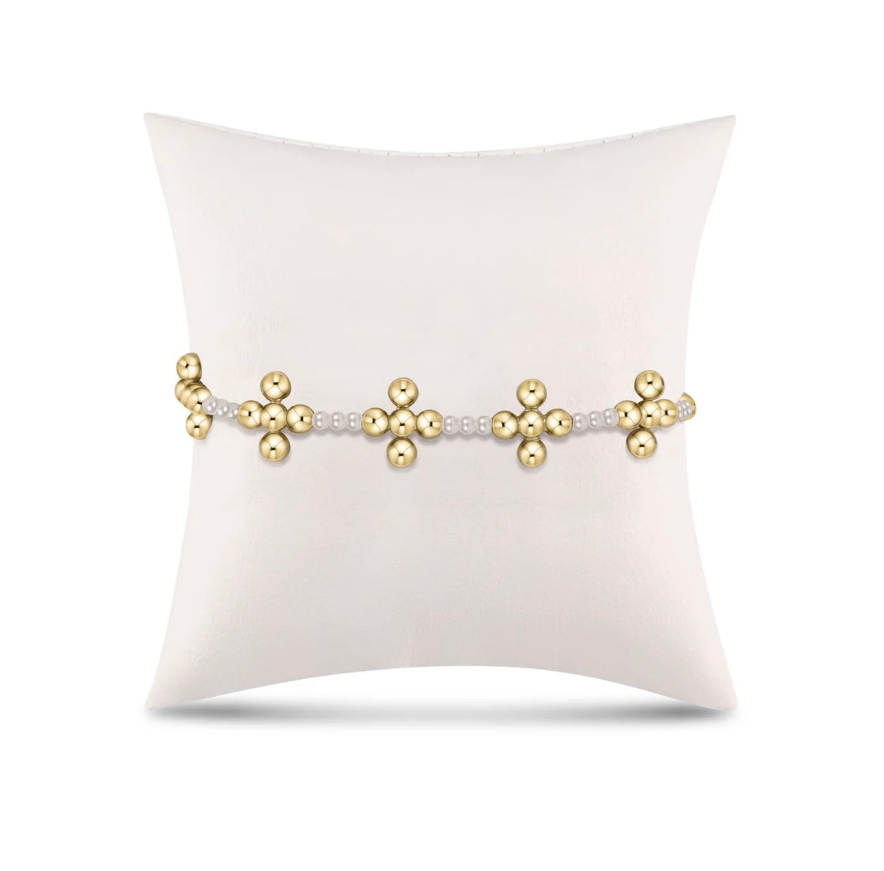 Signature Cross Bracelet - Pearl