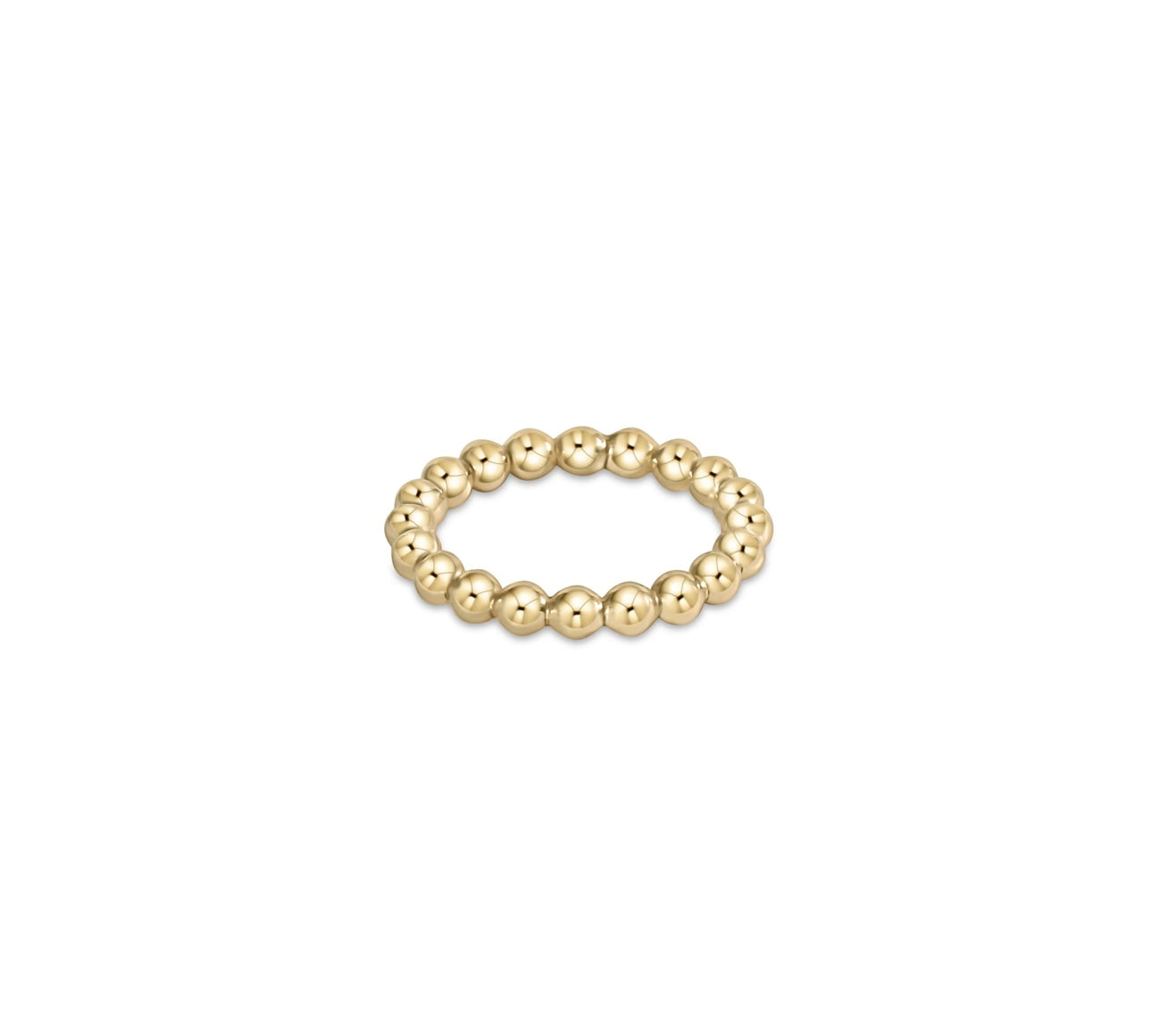 Classic Gold 3mm Bead Ring