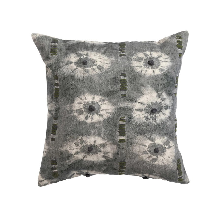 Square Linen Printed Pillow