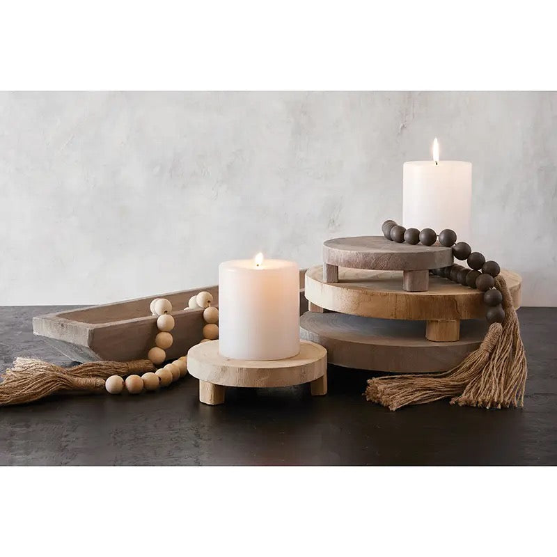Small Natural Wood Riser
