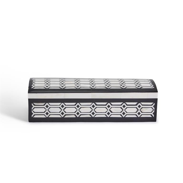 Inlay Bone Box with Inside Wood