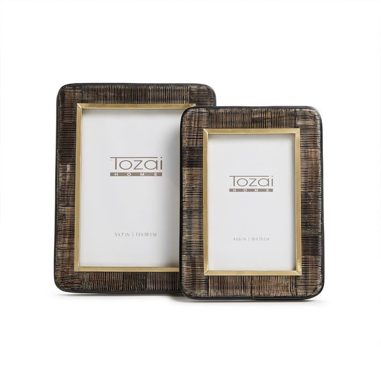 Chiseled Bone Photo Frame
