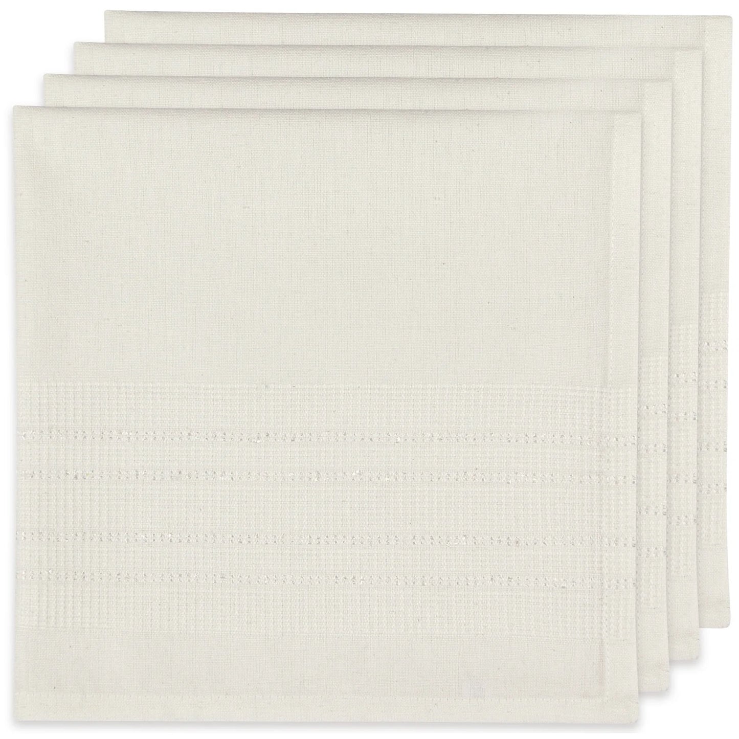 Woven Estella White Napkins