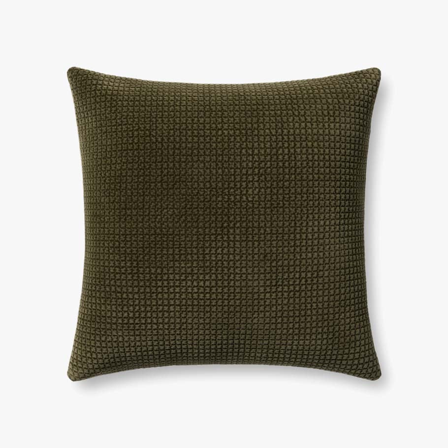 Loloi Pillow - Dark Olive