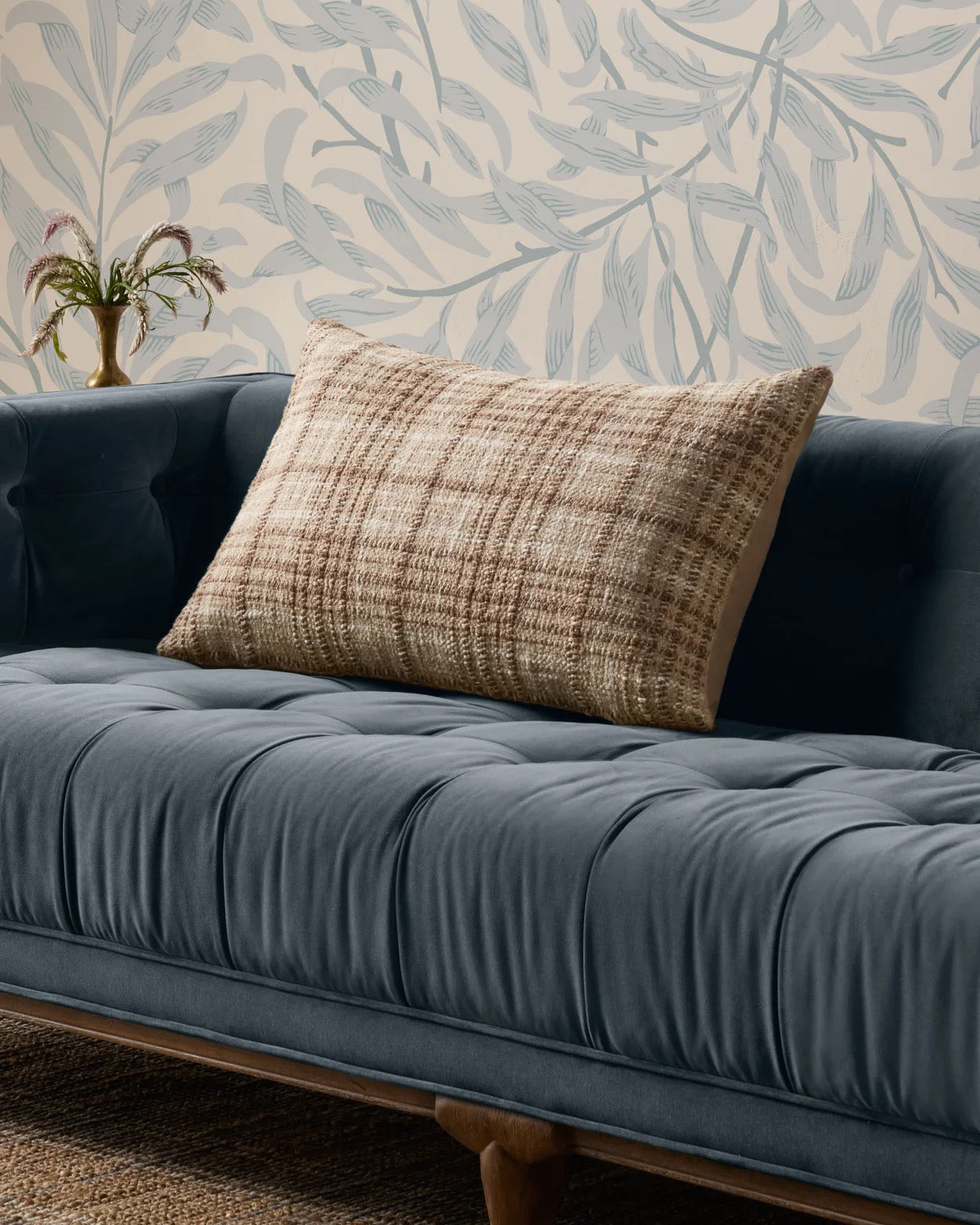 Loloi Pillow - Brown/Ivory