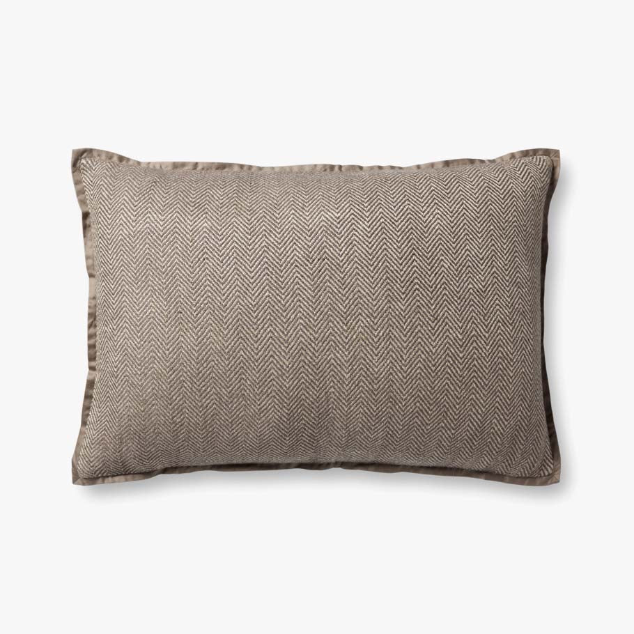 Loloi Pillow - Dark Taupe