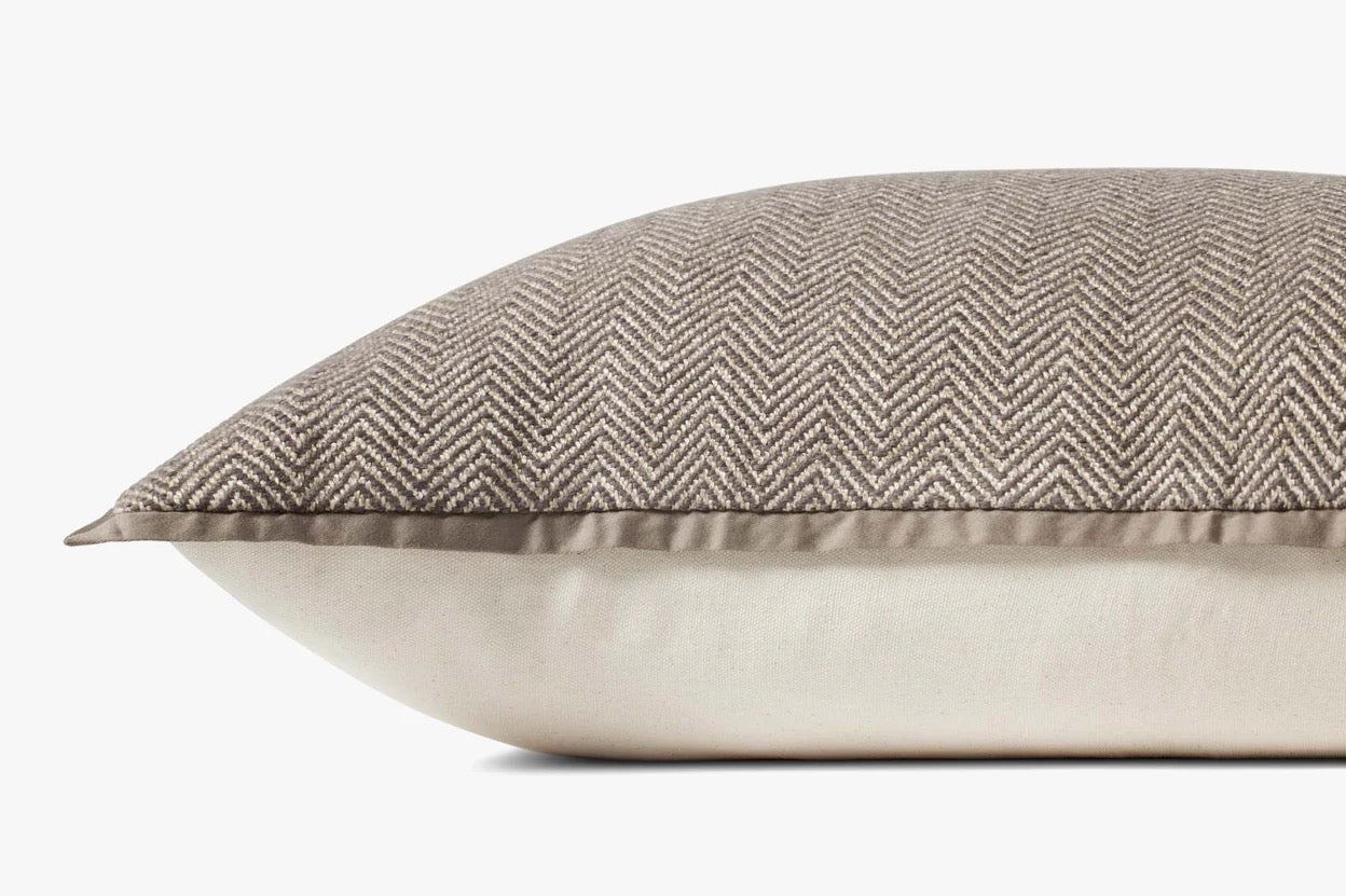 Loloi Pillow - Dark Taupe