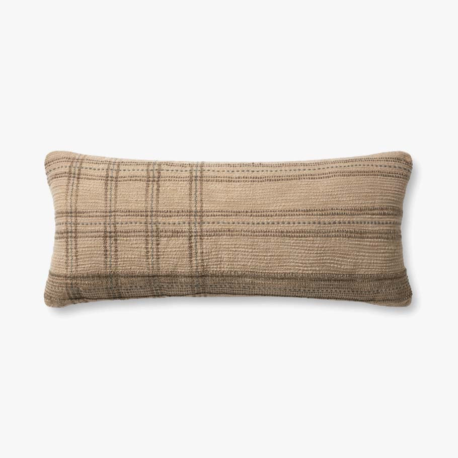 Loloi Pillow - Tan/Slate