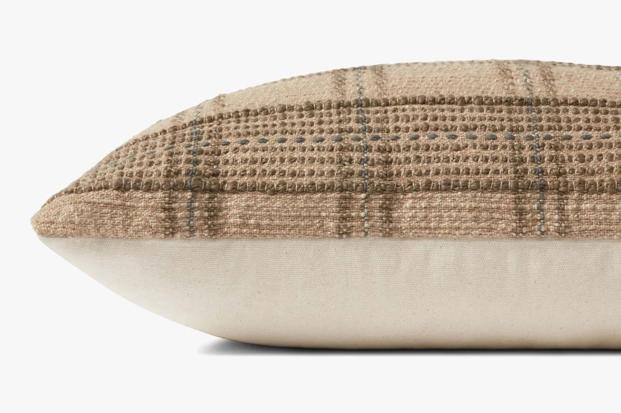Loloi Pillow - Tan/Slate