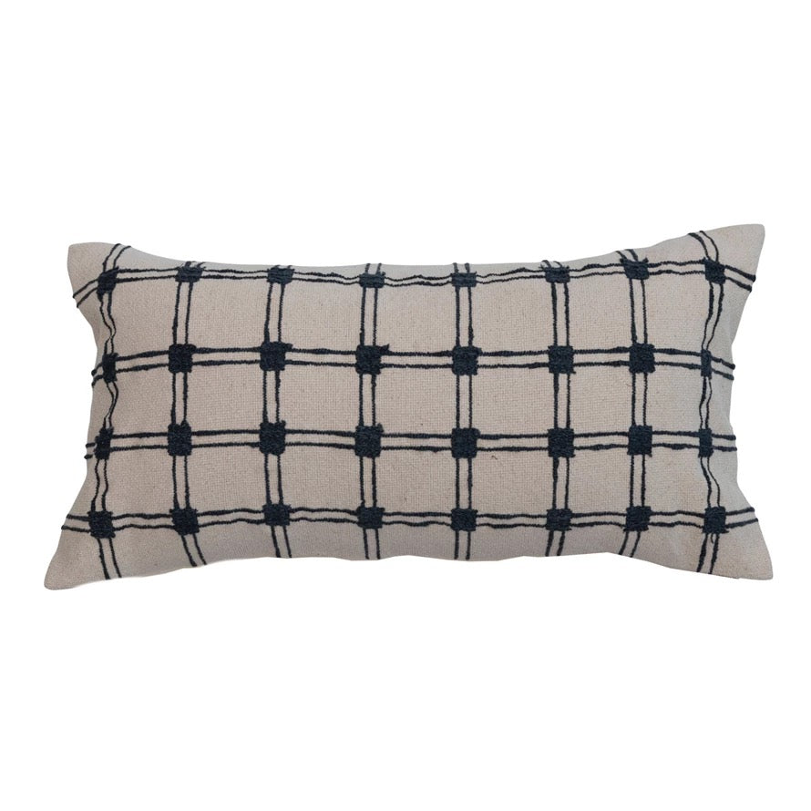 Embroidered Pillow Multicolor