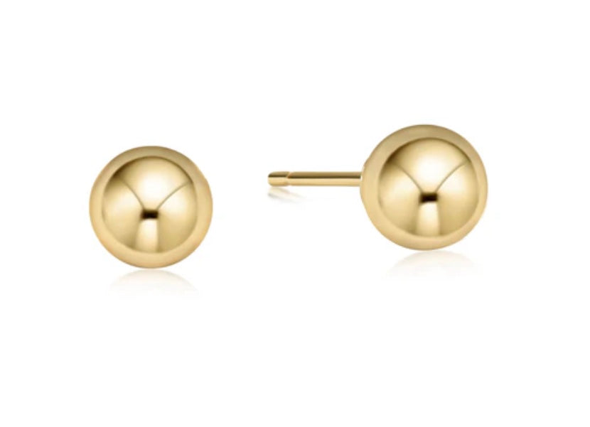 Classic 8mm Ball Stud - Gold