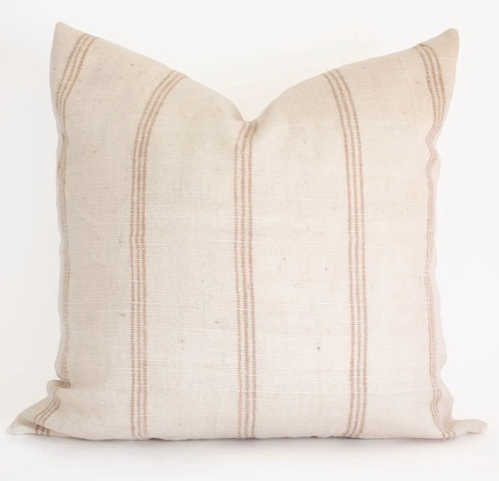 Priya Ivory & Tan Pillow