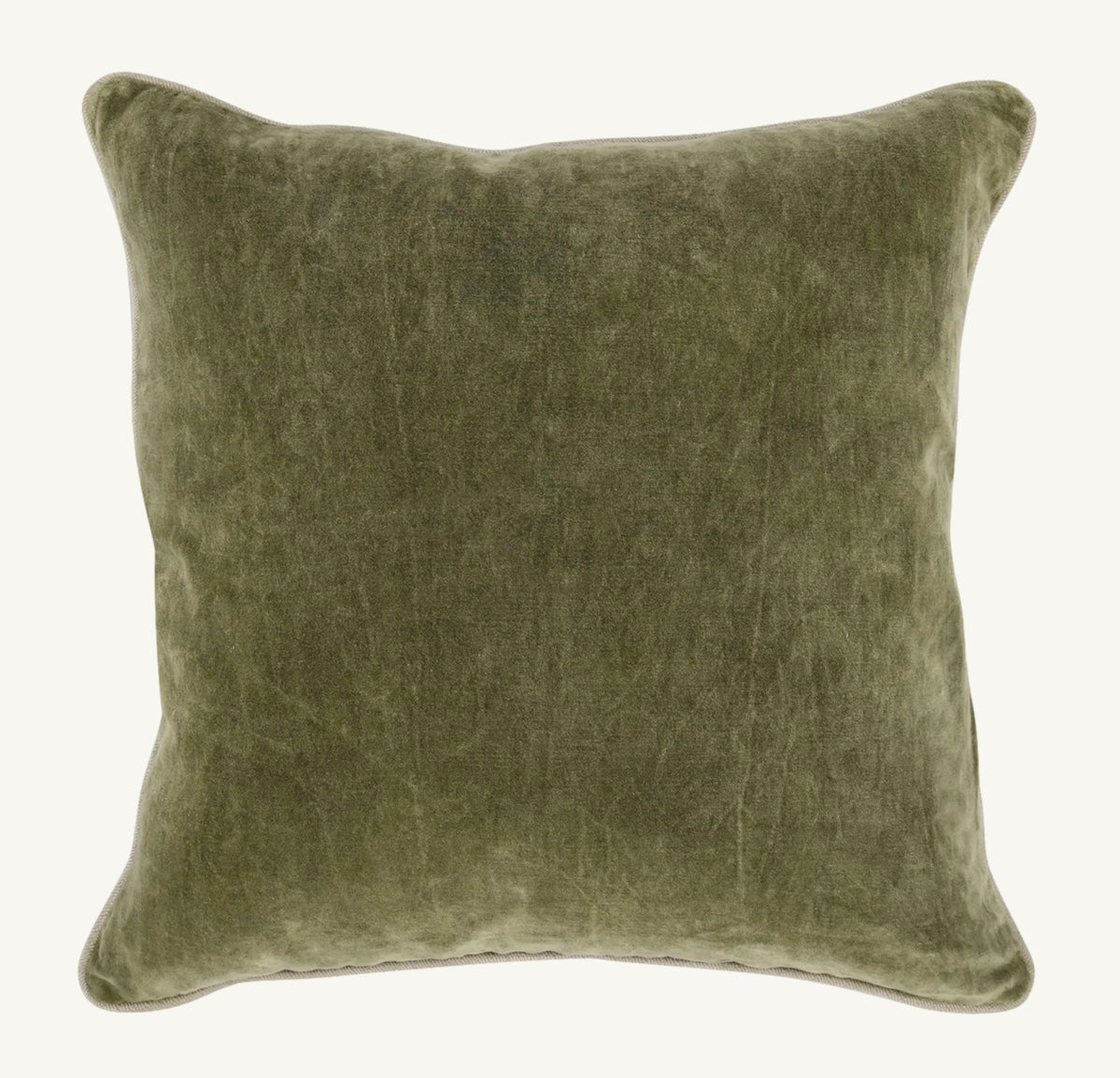 SLD Heirloom Velvet Moss Pillow