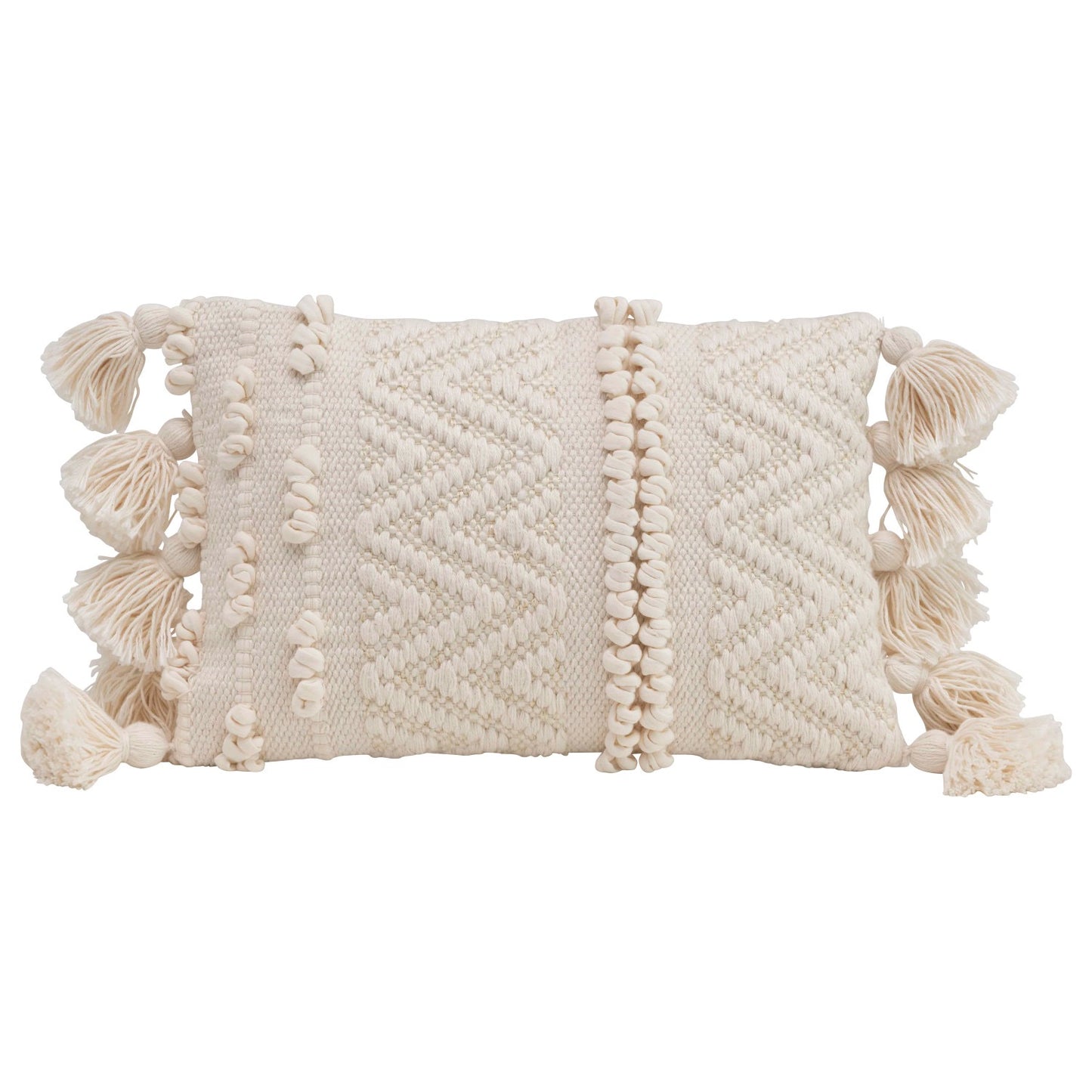 Lumbar Pillow with Tassels