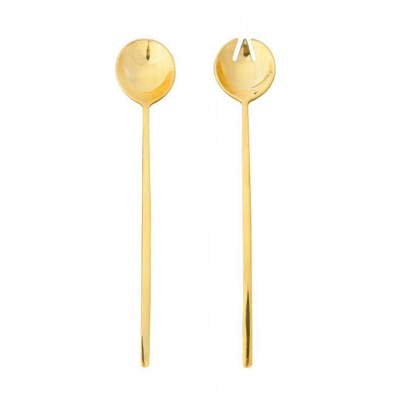 Brass Salad Servers