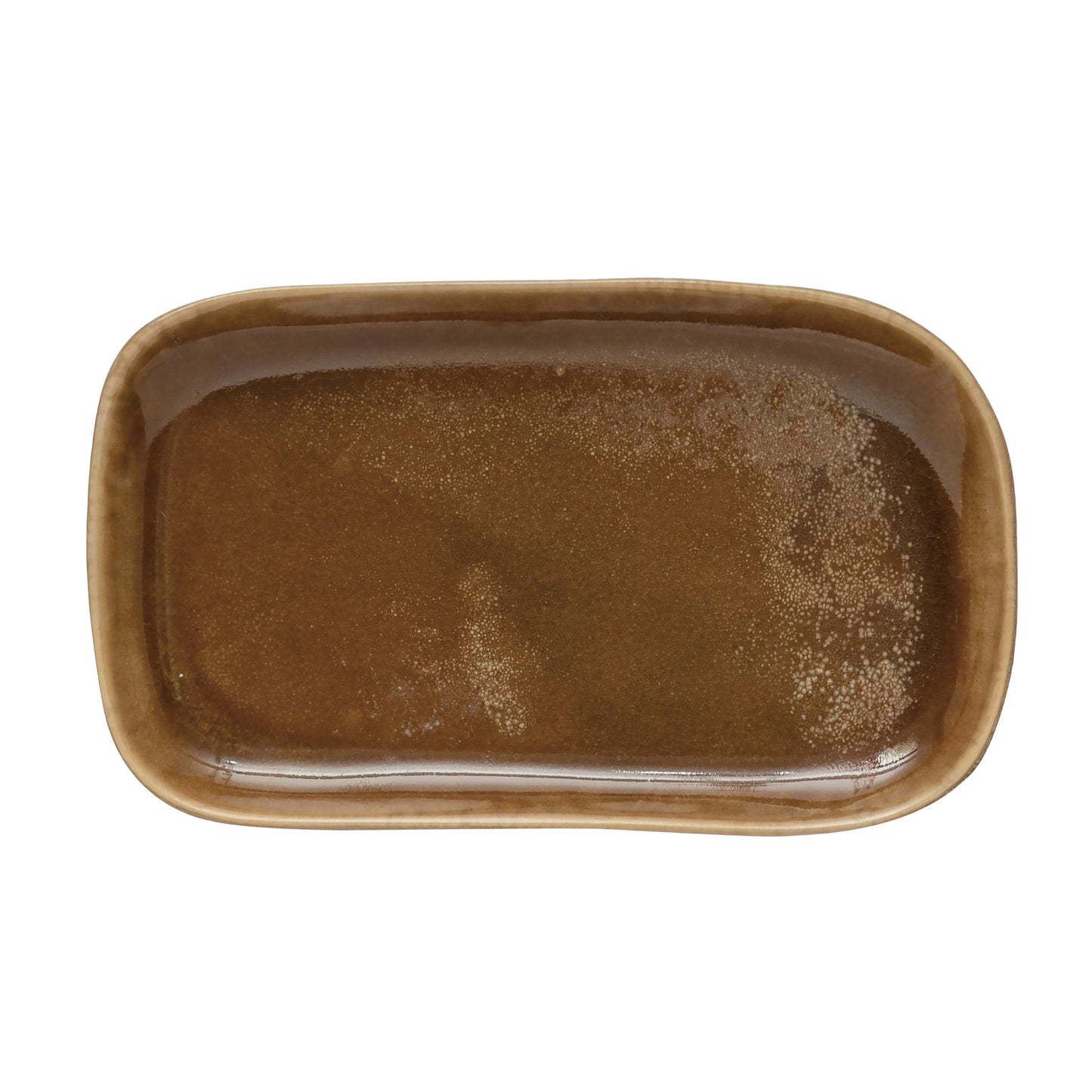 Reactive Stoneware Platter
