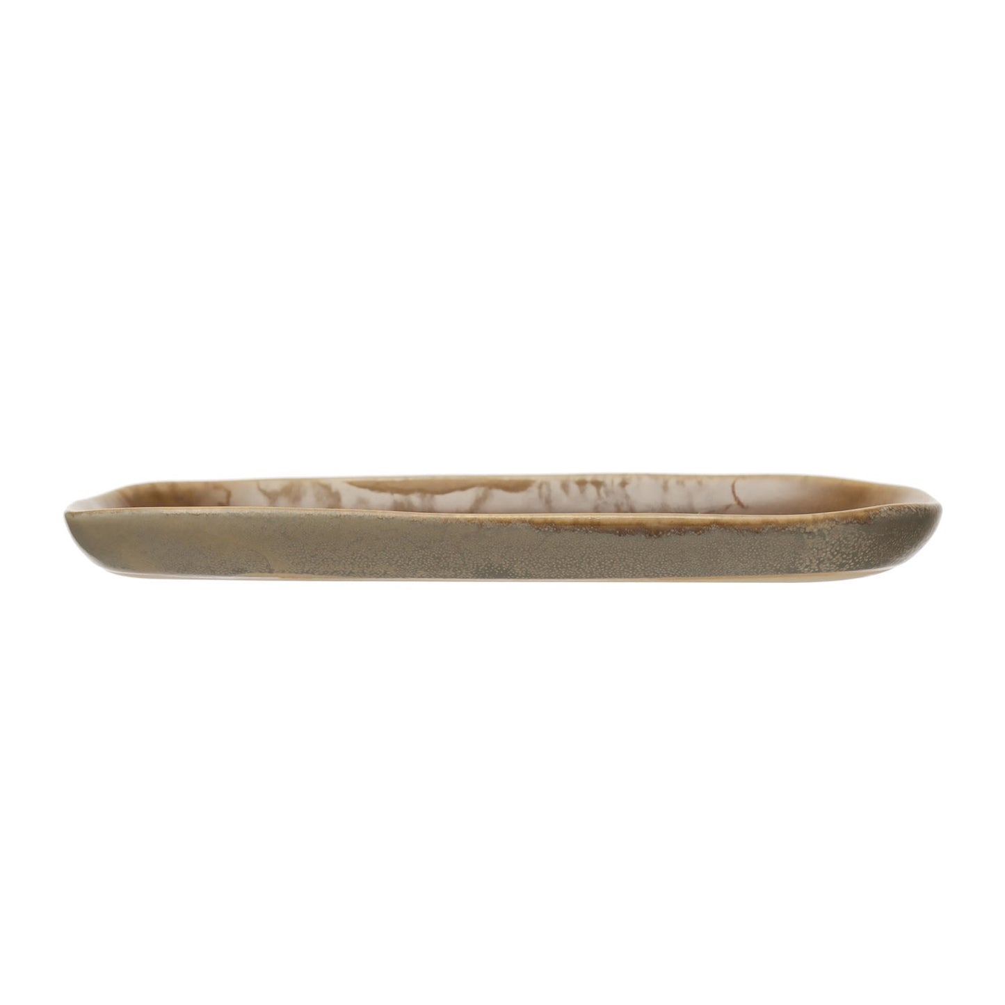 Reactive Stoneware Platter