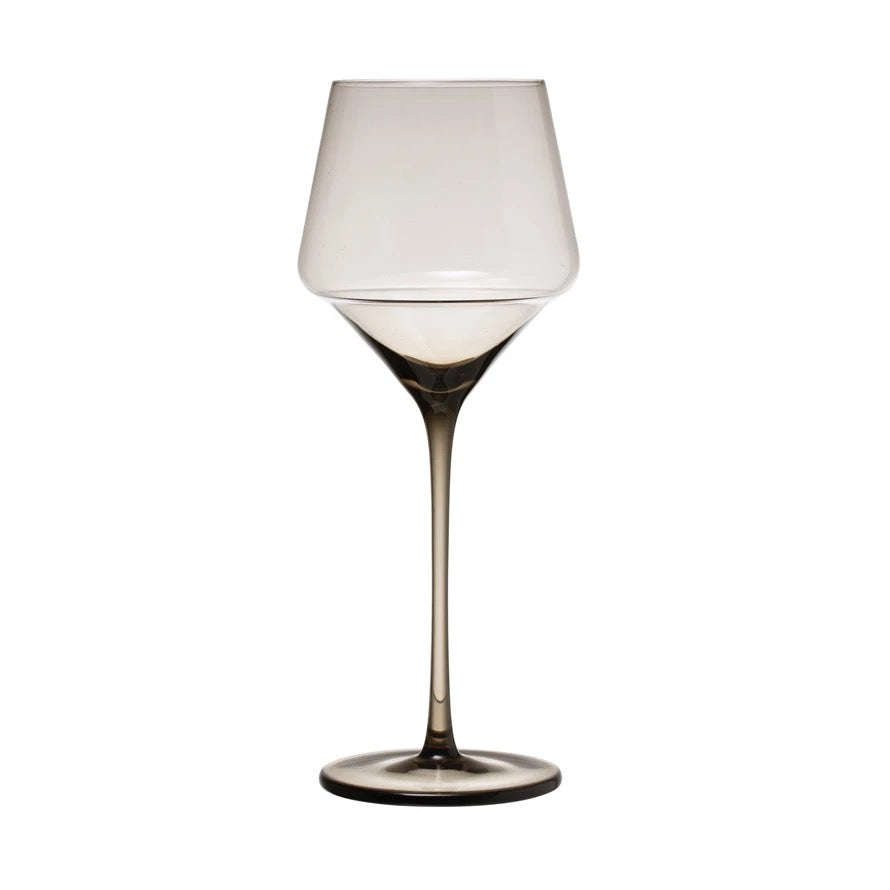 Wine Glass- Smoke