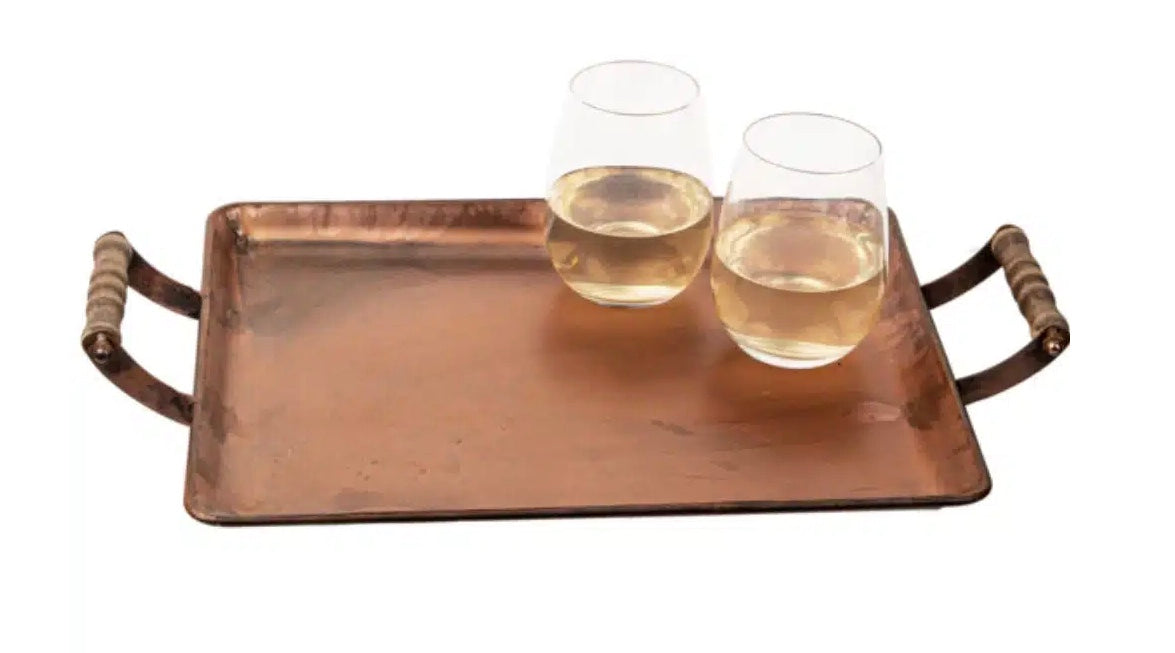 Copper Tray w/ Handles
