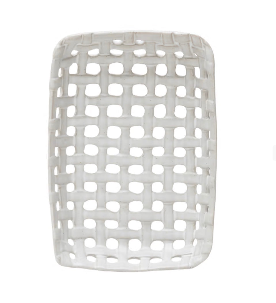Stoneware Square Dish