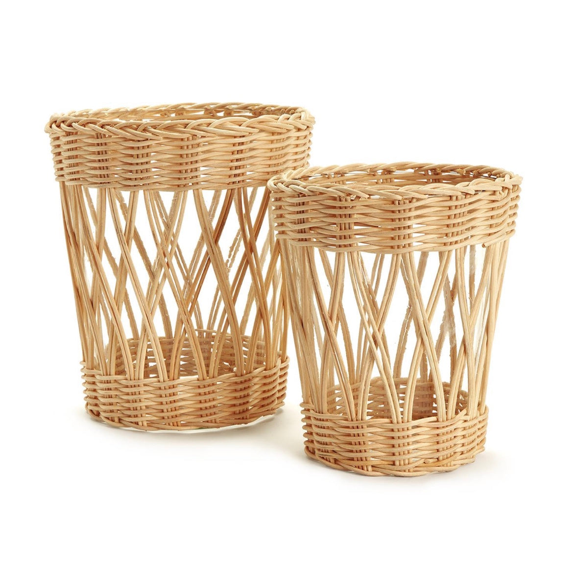 Wicker Basket Vase