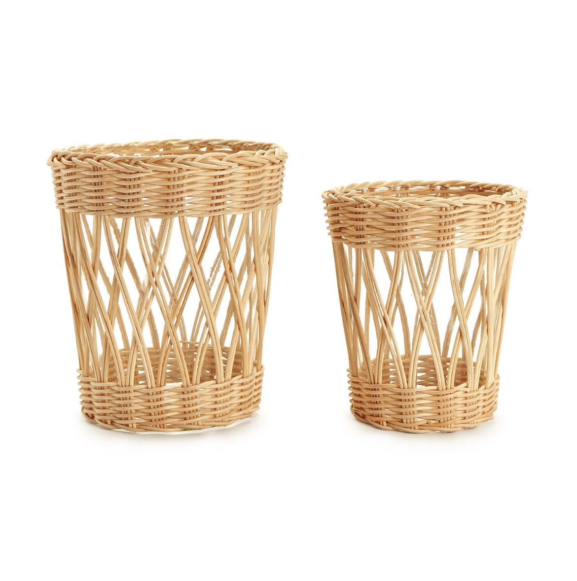 Wicker Basket Vase