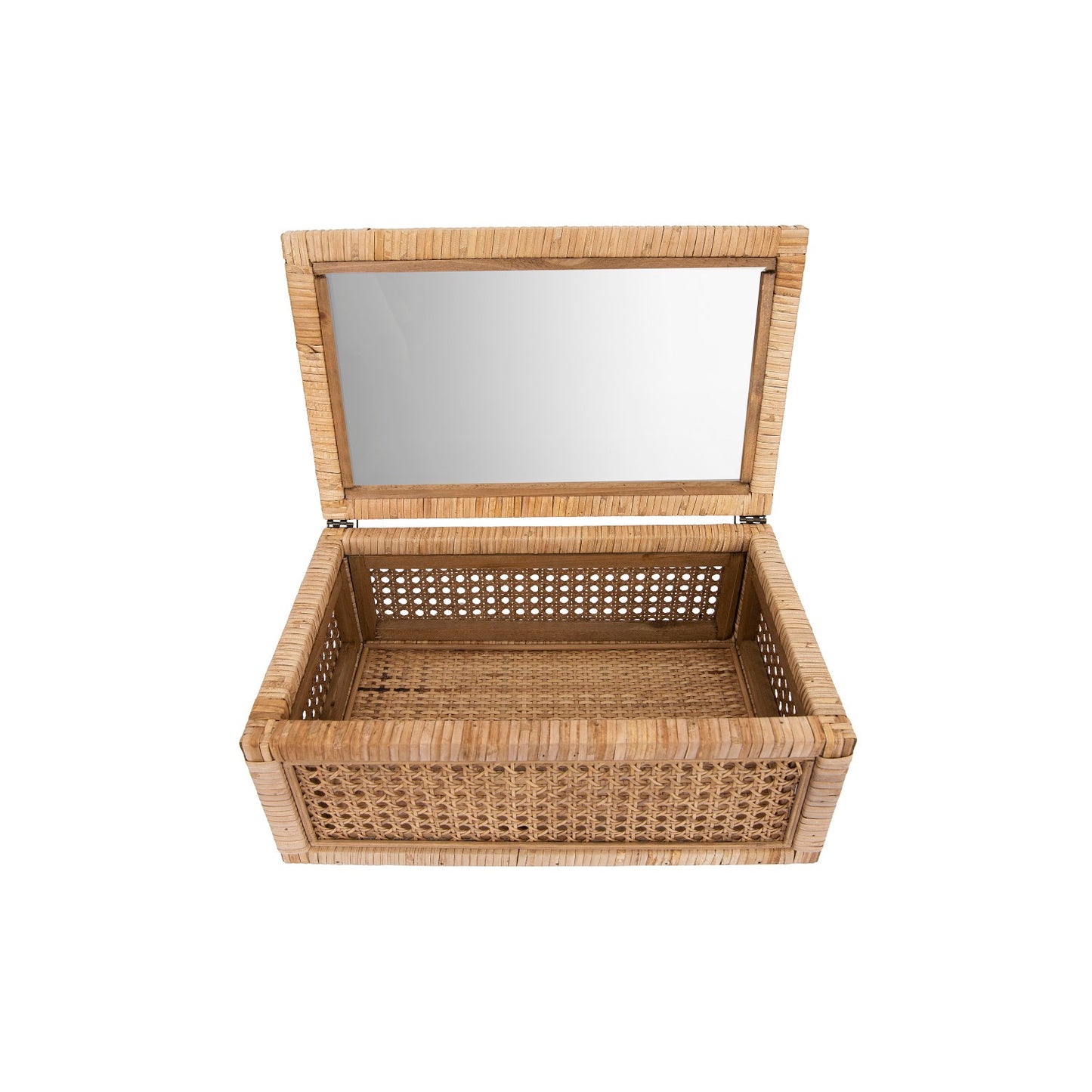 Wood Rattan Display Box