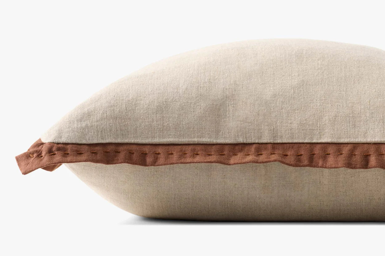 Loloi Natural/Brown Pillow