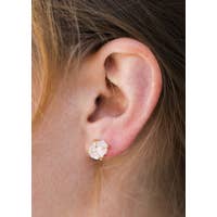 Clear Quartz Gemstone Earring