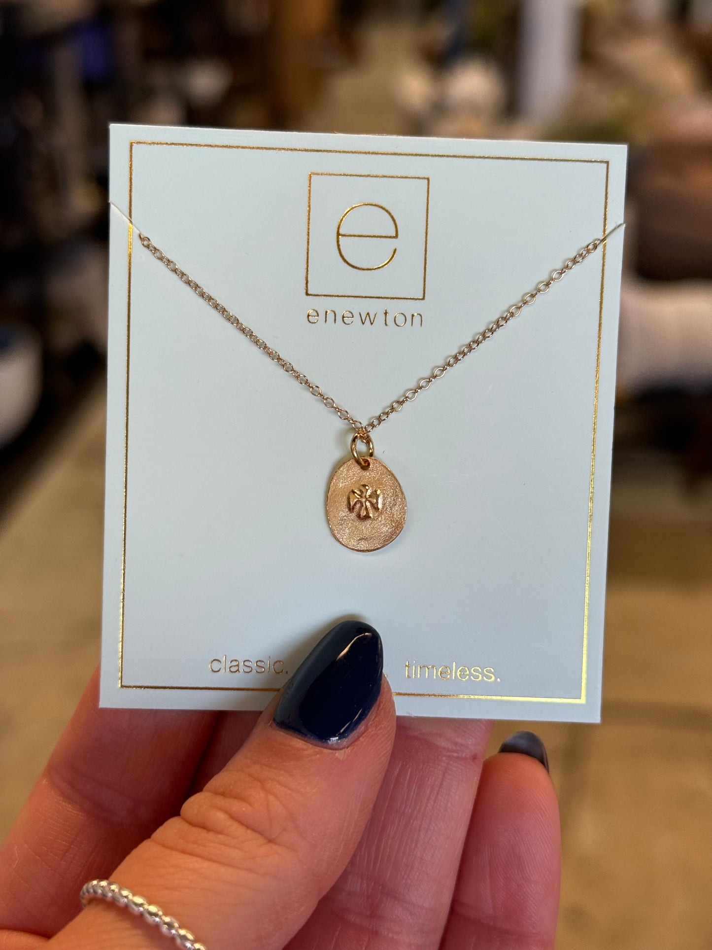 16" Necklace Gold - Inspire Small Gold Charm