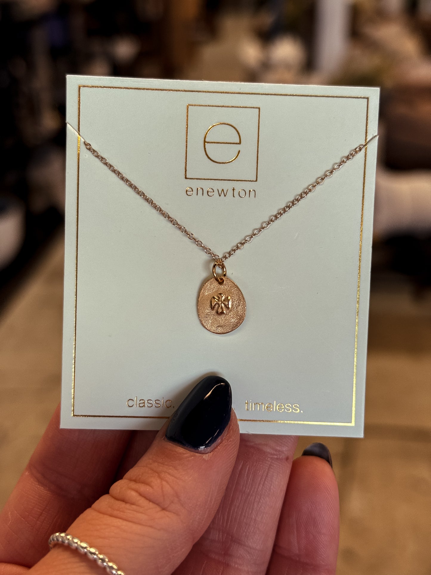 16" Necklace Gold - Inspire Small Gold Charm