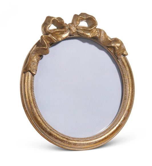 6" Gold Frame with Bow
