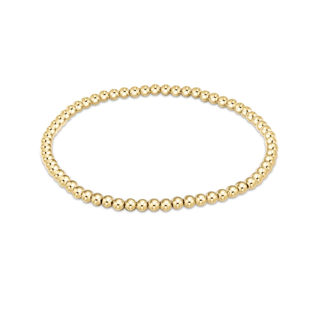 Classic Gold 3mm Bead Bracelet