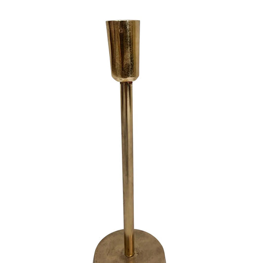 Antique Brass Candlestick - L