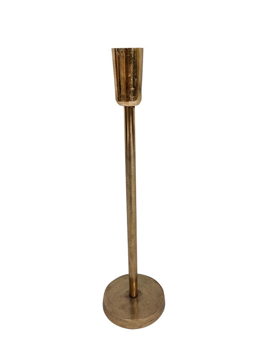 Antique Brass Candlesticks - S