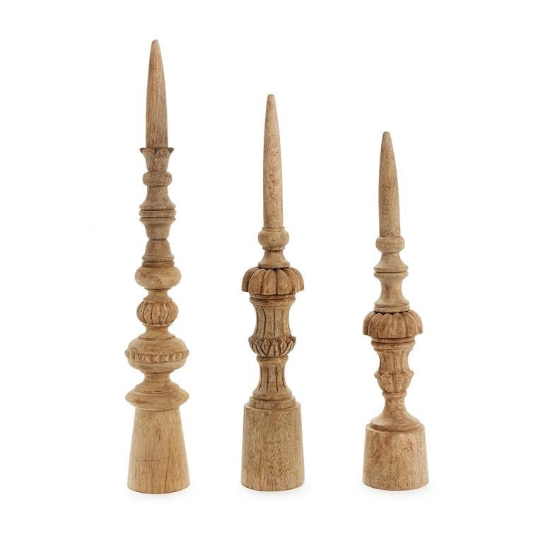 Carved Wood Finials