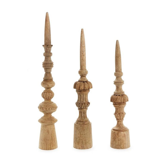Carved Wood Finials