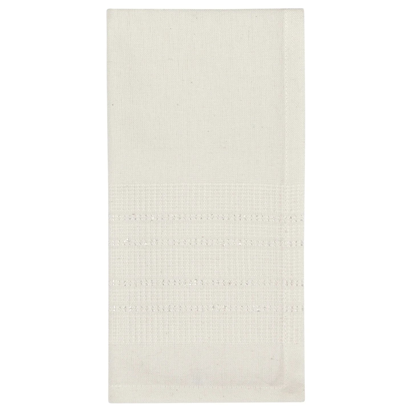 Woven Estella White Napkins