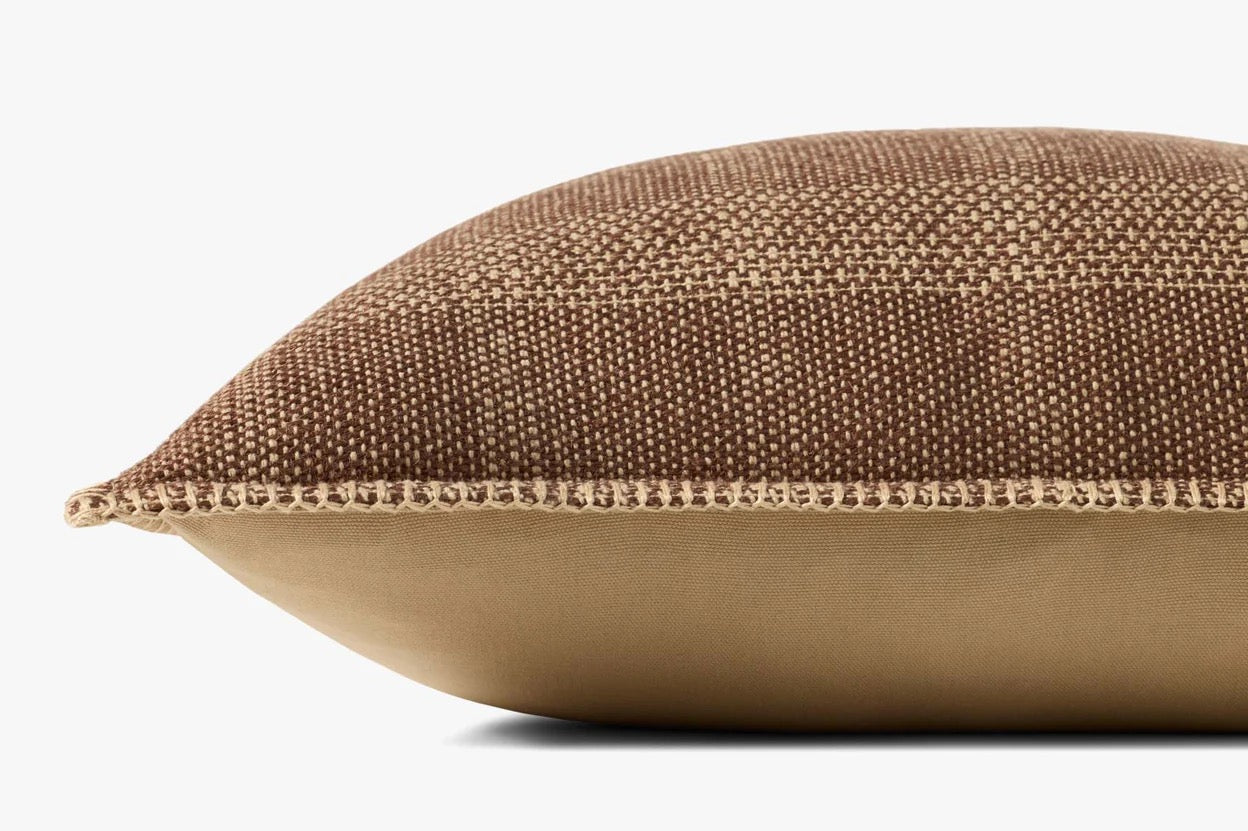 Loloi Pillow - Brown/Tan