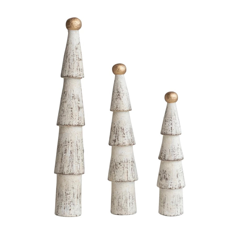 Distressed Wood Trees