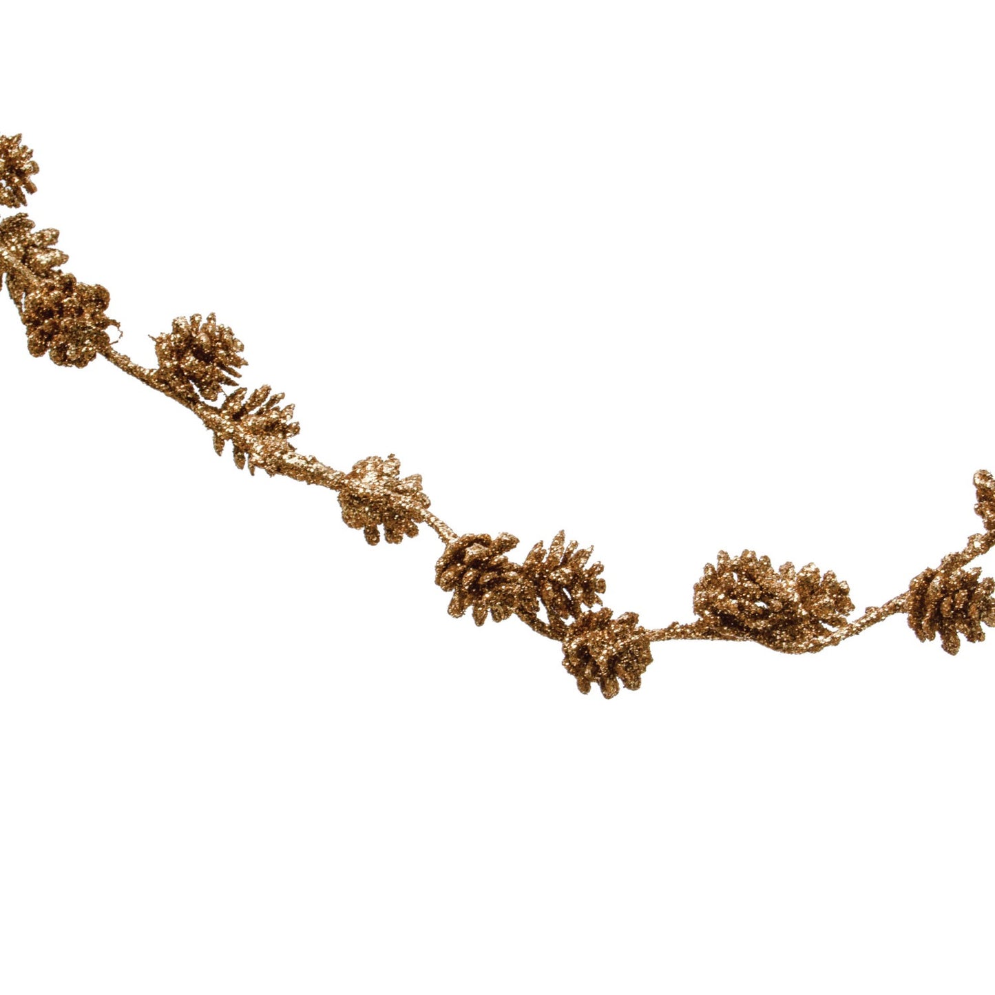 Pinecone Glitter Garland