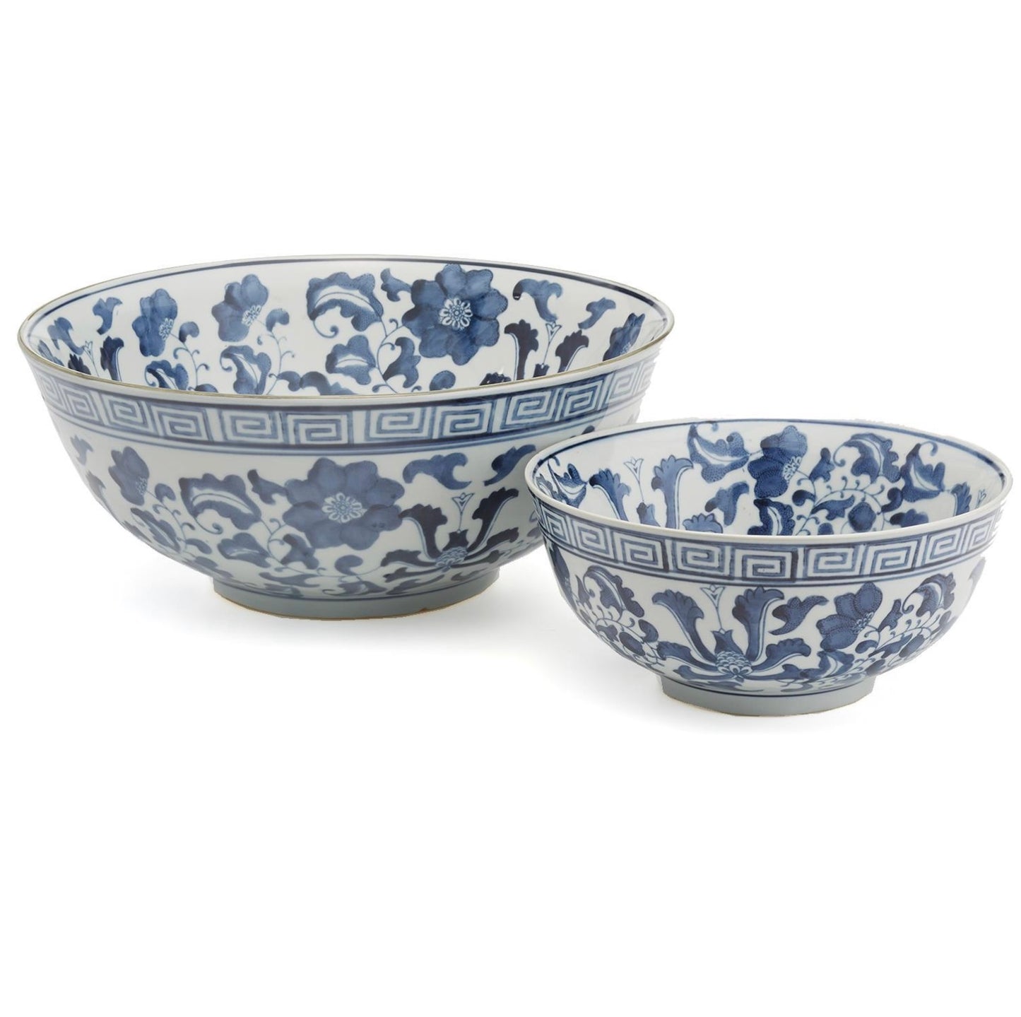 Blue & White Lotus Flower Bowl - Small
