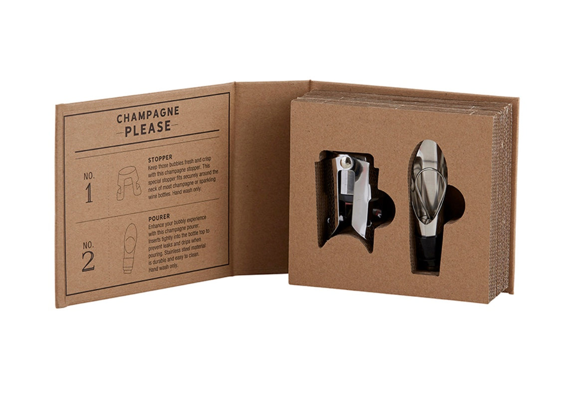Champagne Stopper Book Box
