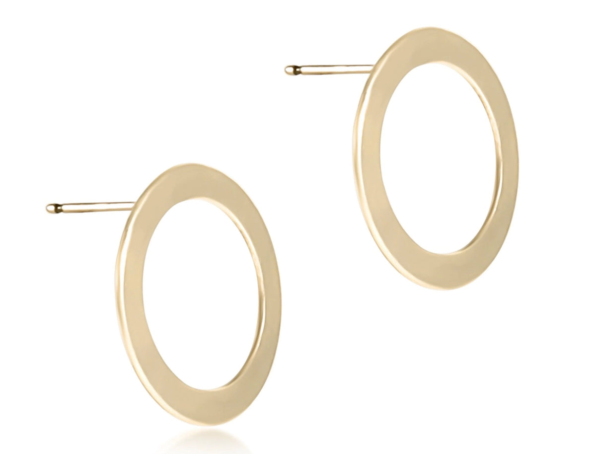 Basic Halo Stud -Gold