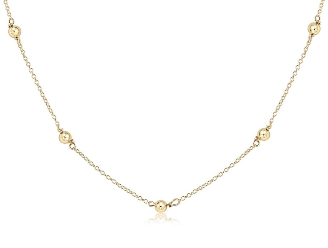 15" Choker Simplicity Chain Gold - Classic 2.5mm Gold