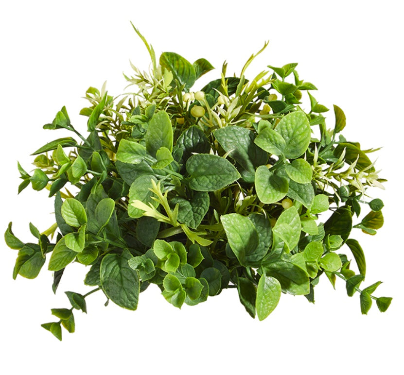 Mixed Greenery Half Ball
