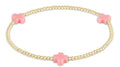 Signature Cross Bracelet 2mm - Pink